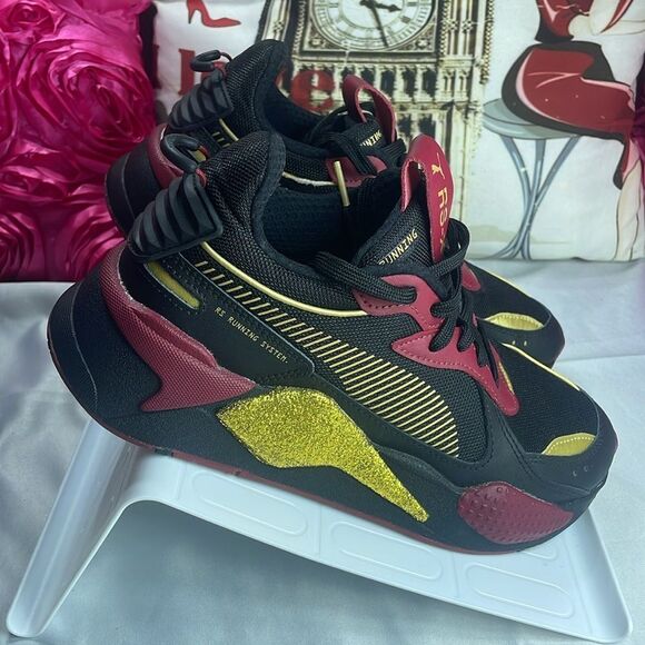 (B) PUMA RS-X Glitz zapatillas bajas de mujer, talla 8 - Picture 2 of 11